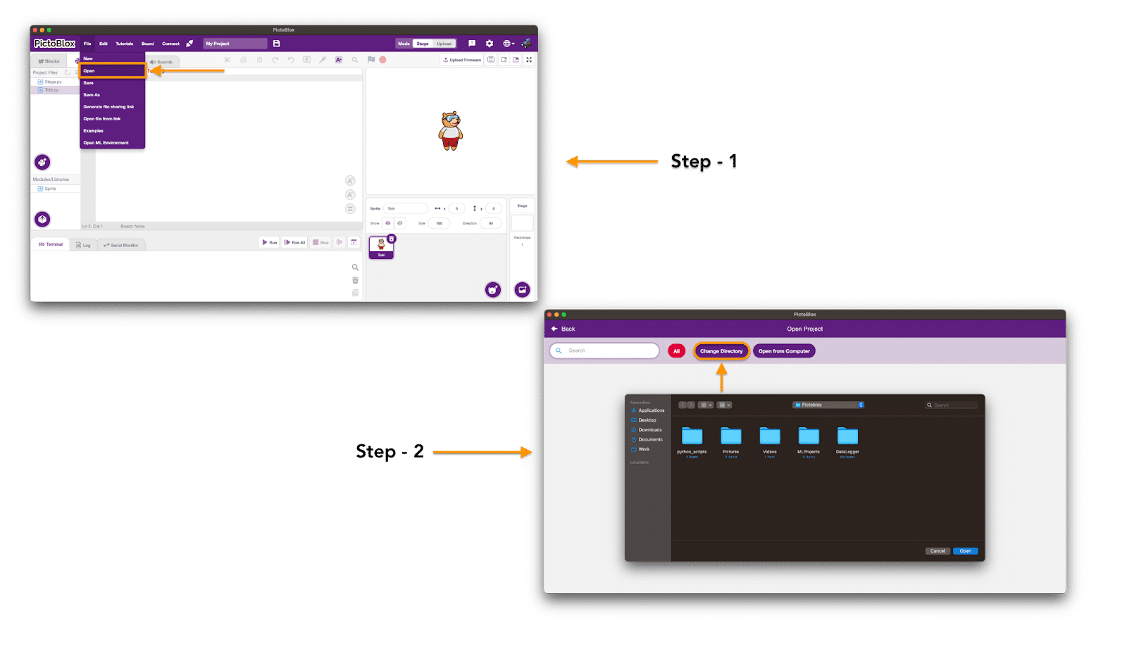 PictoBlox Machine Learning Environment
